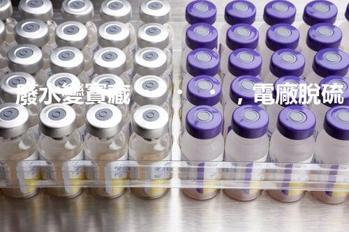 廢水變寶藏，電廠脫硫廢水處理新探索？